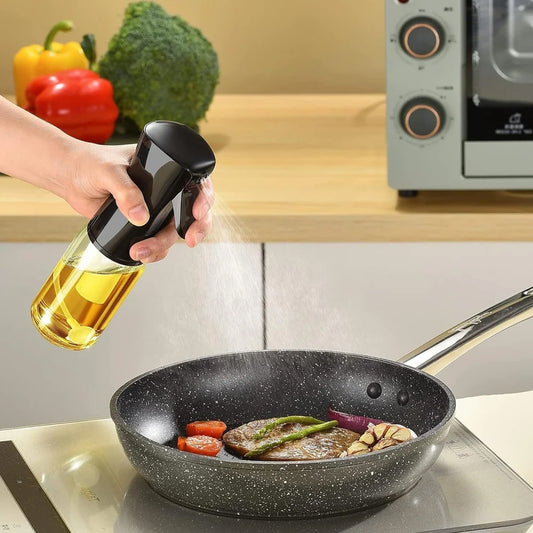 Mini Oil Sprayer for Cooking β 200ml Glass Oil Dispenser Bottle Spray Mister (Refillable, Food-Grade) for Air Fryer, Salad, Baking & BBQ