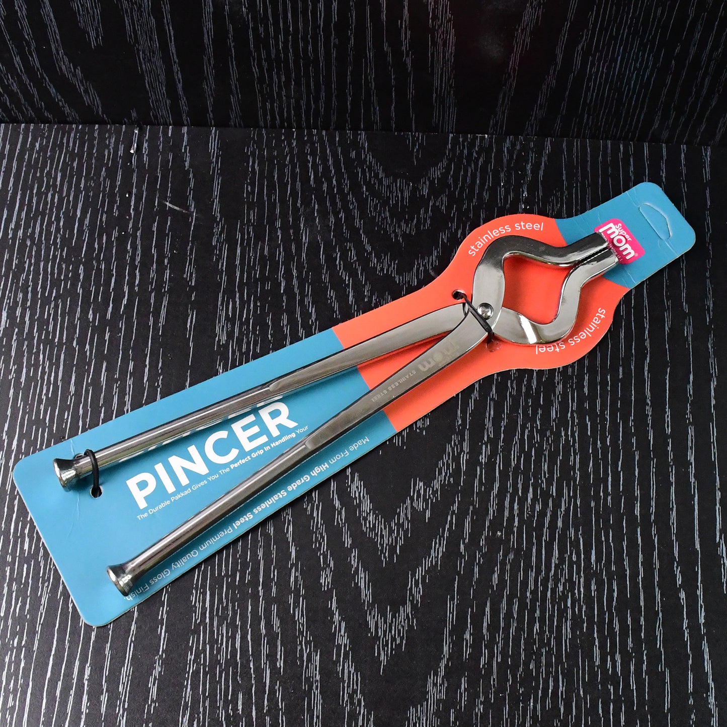 Stainless Steel Full Round Pincer – Heavy Duty Kitchen Pakkad for Hot Utensils, Cookware & Tandoor | Heat Resistant, Durable & Rust-Proof Design