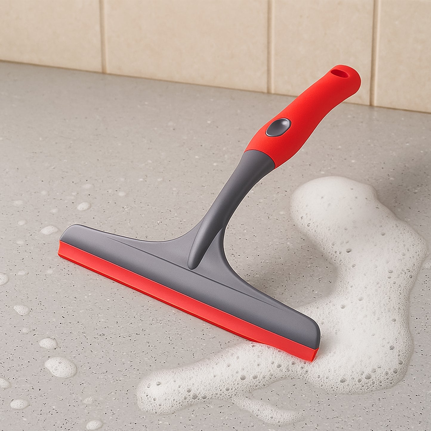 Premium Kitchen Platform and Glass Wiper – Multipurpose Cleaning Squeegee with Comfortable Handle for Kitchen, Bathroom, Windows, Mirrors & Tiles