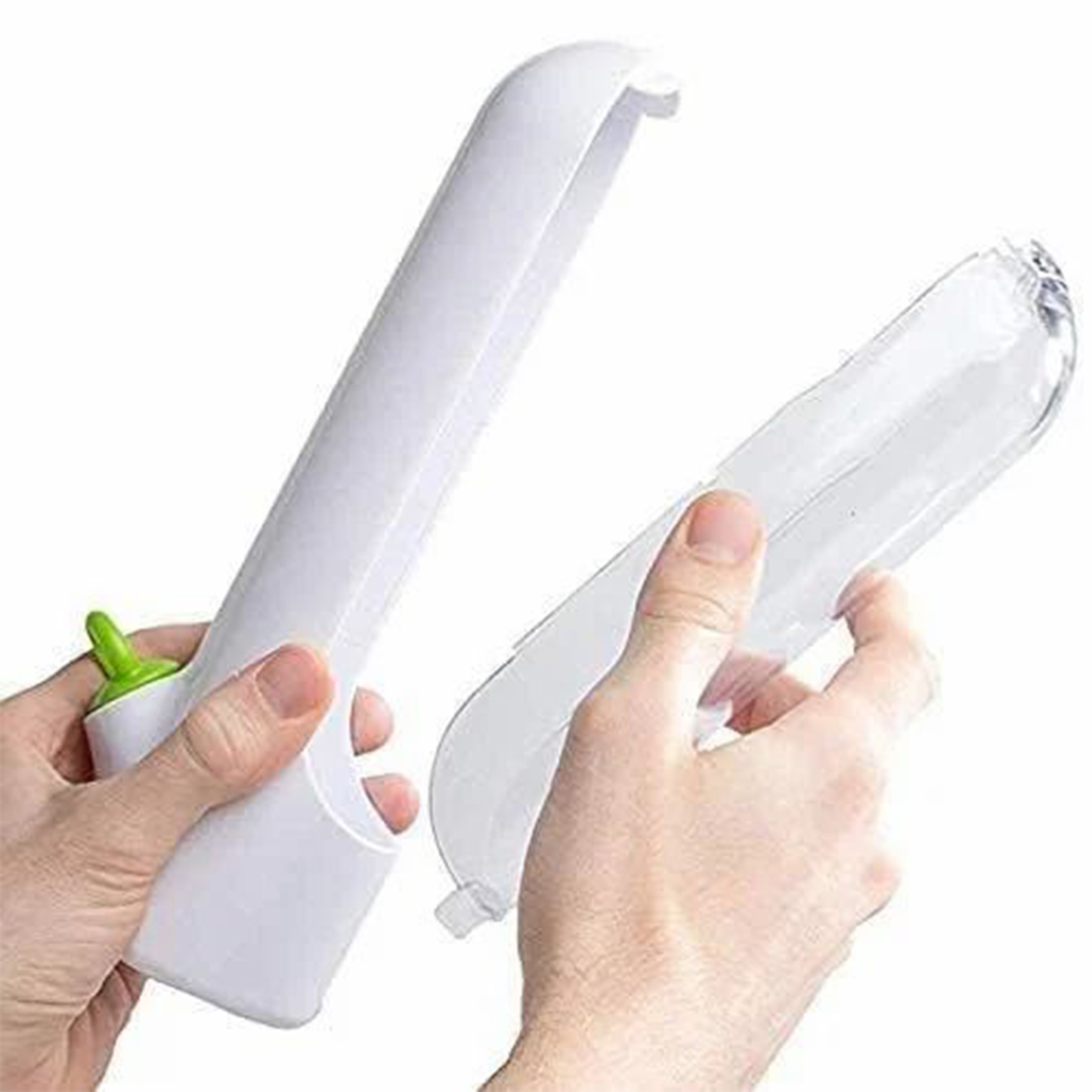 Herb Saver Pod โ BPA-Free Fresh Herb Keeper & Fridge Storage Container (White Transparent, 250 mL)