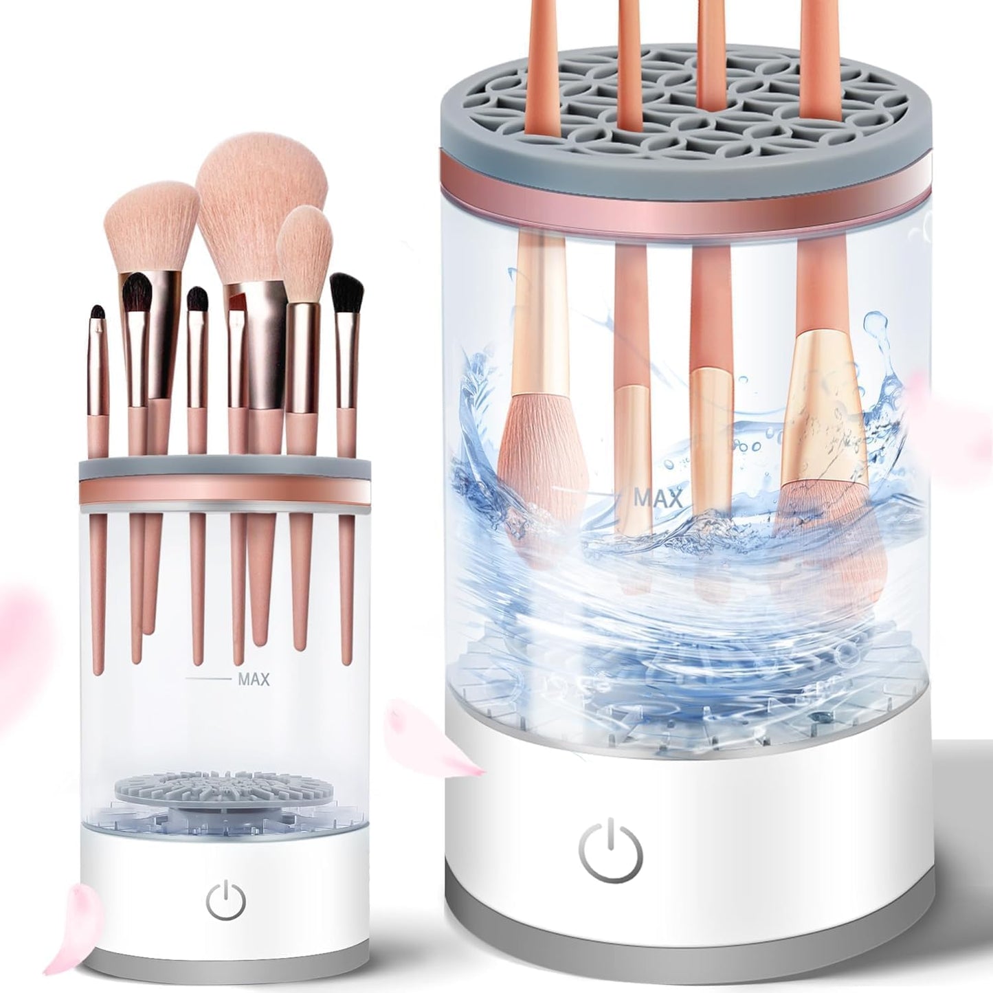 Electric Makeup Brush Cleaner Machine – Dual Mode, USB Powered, Deep Cleaning for All Brush Sizes (Multicolour)
