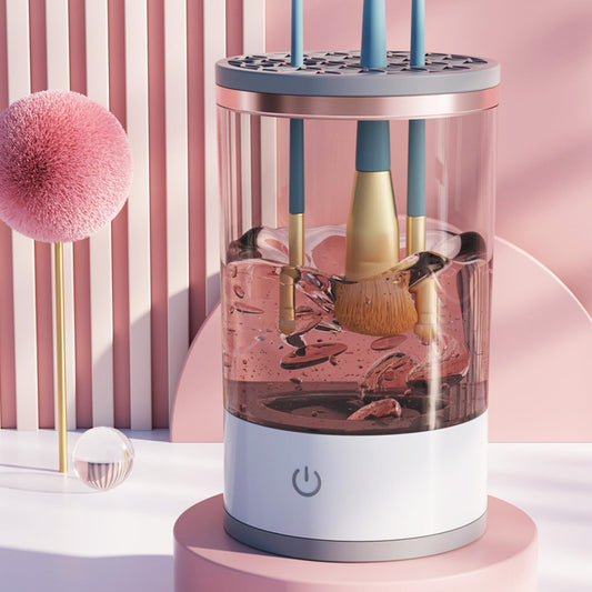 Electric Makeup Brush Cleaner Machine β Dual Mode, USB Powered, Deep Cleaning for All Brush Sizes (Multicolour)