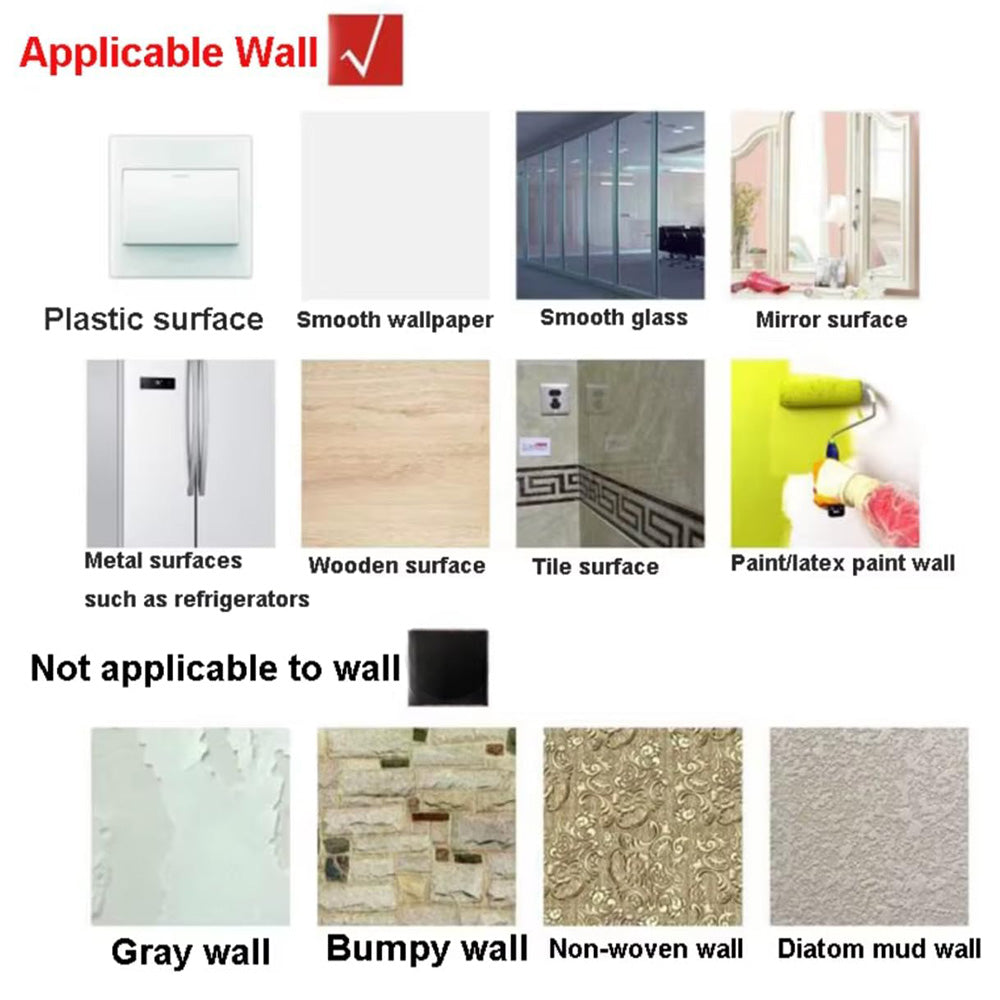 Oval Shape Wall Sticker Mirror for Bathroom