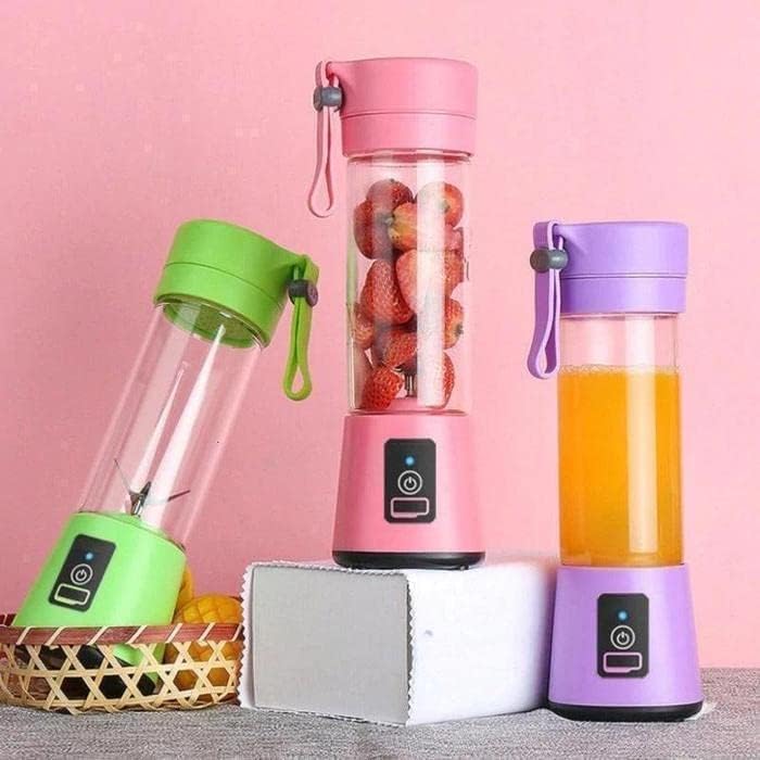 Portable Electric Juicer Blender – USB Rechargeable Personal Mixer Bottle