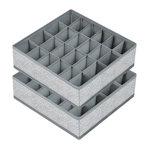 Sock and Underwear Drawer Organizer (Set of 2)