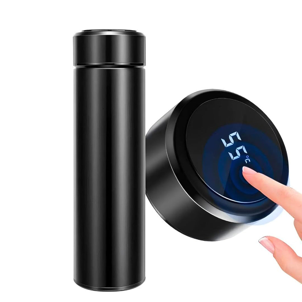Smart Temperature Water Bottle 500ml – Stainless Steel Vacuum Insulated Bottle with LED Display