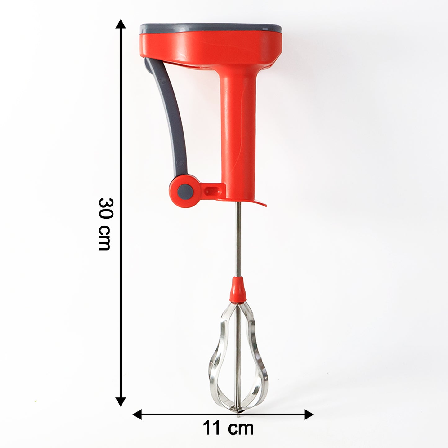 Multi-Function Power Blender β Handheld Manual Blender with Stainless Steel Whisk for Beating, Mixing, and Churning