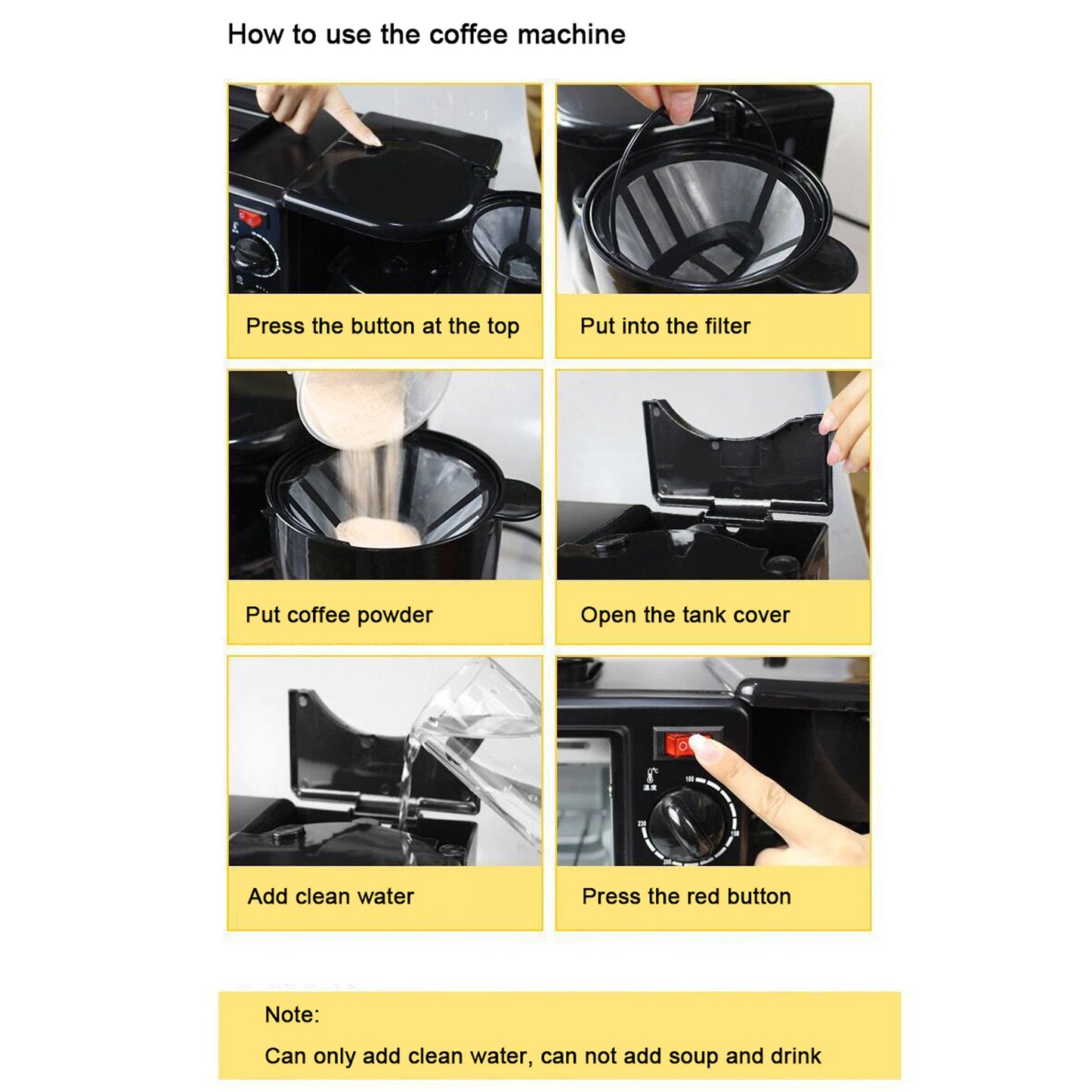 3-in-1 Breakfast Maker | Portable Toaster Oven, Grill Pan & Coffee Maker | Complete Breakfast Station for Home