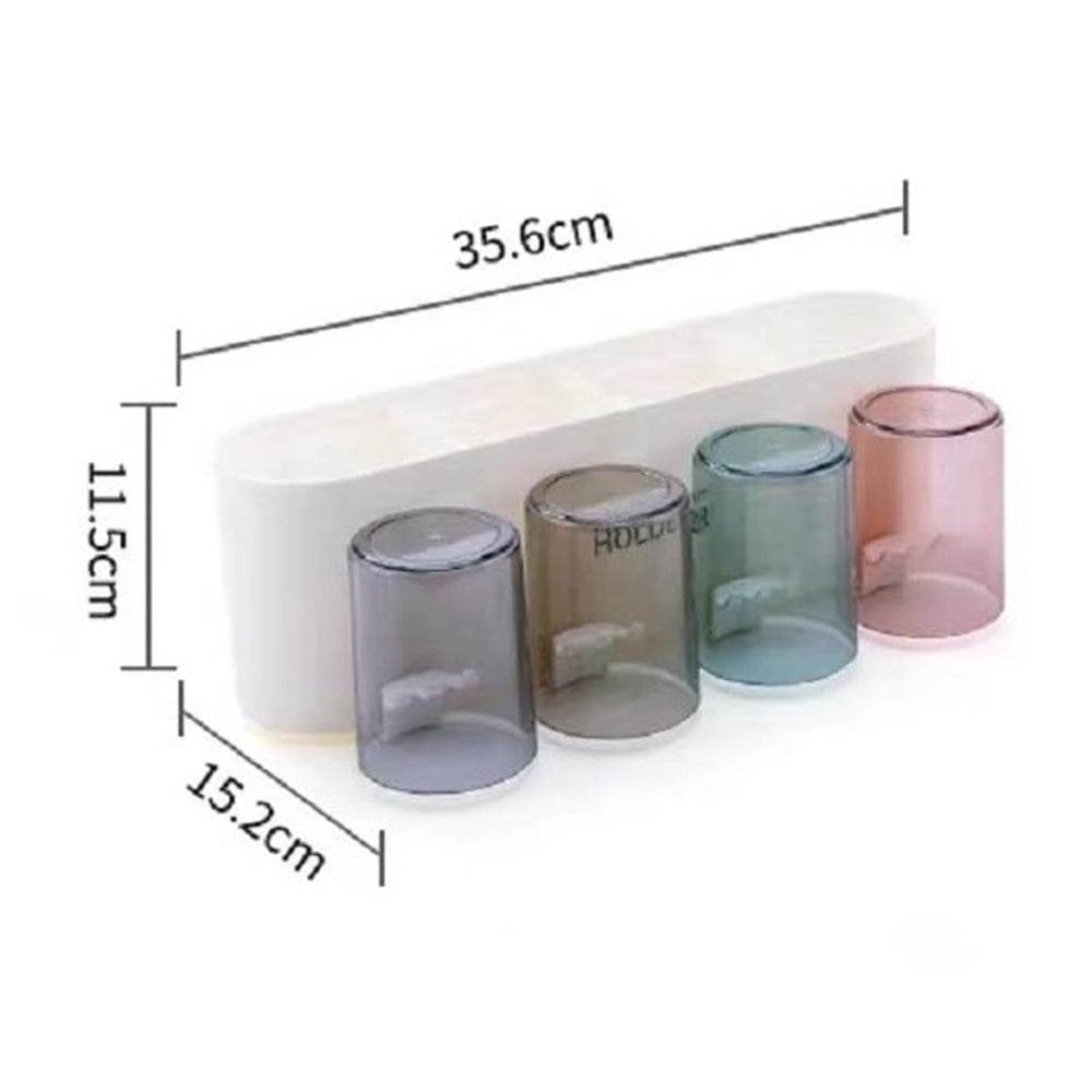 Wall Mounted Toothbrush Holder