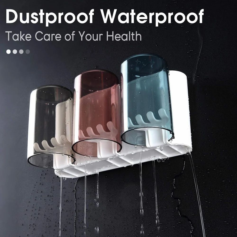 Wall Mounted Toothbrush Holder
