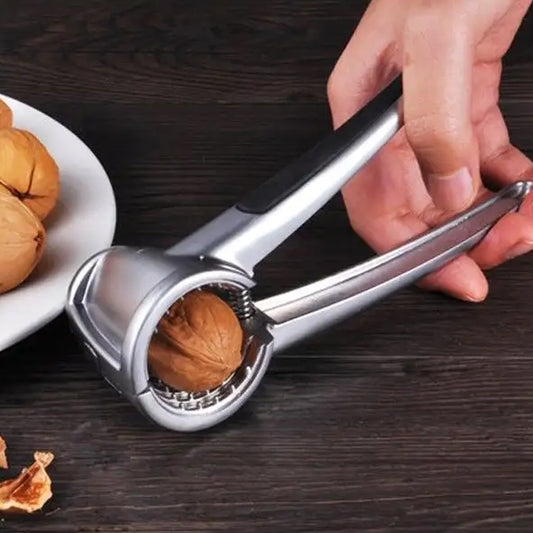 Luxury Die-Cast Walnut Cracker β Heavy-Duty Alloy Nut Cutter & Bottle Opener | Portable Smart Nutcracker for Walnuts, Almonds, Pecans, and Brazil Nuts