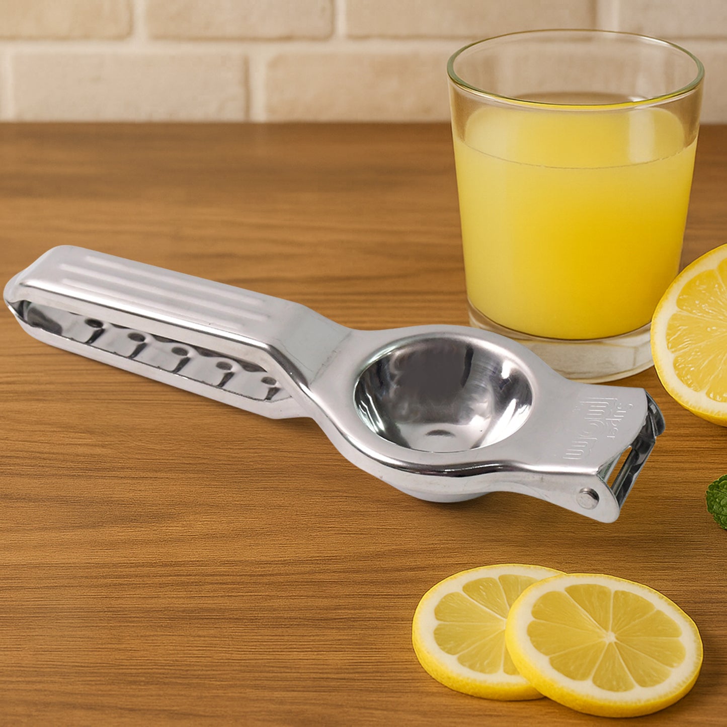 2-in-1 Heavy Duty Stainless Steel Lemon Squeezer with Built-in Bottle Opener β Manual Citrus Juicer for Kitchen