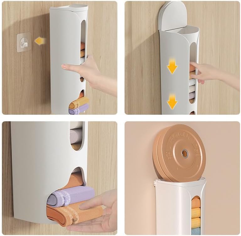 Wall Mounted Clothing Storage Box | Underwear & Sock Organizer