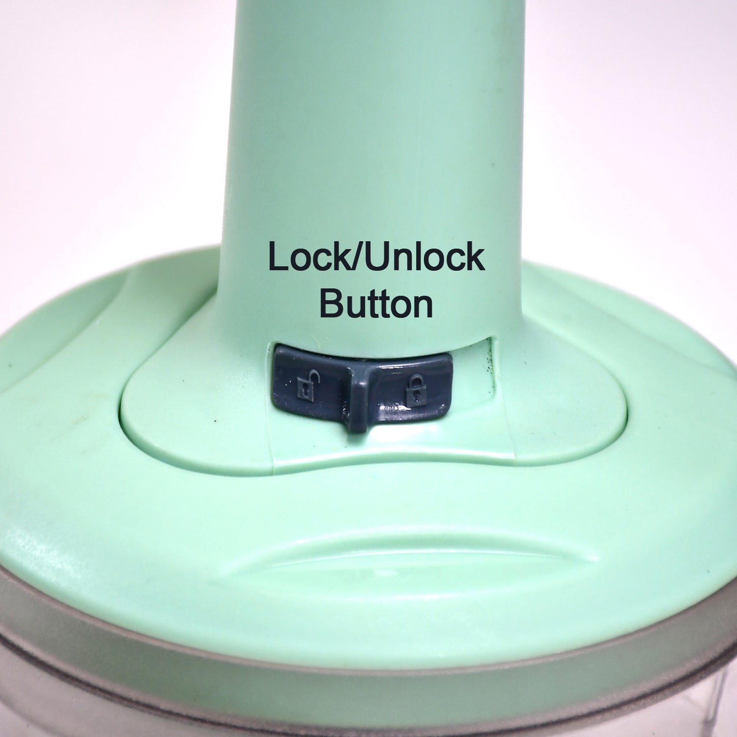 2-in-1 Push Chopper 800ml | Manual Handheld Food Chopper with Stainless Steel Blades | Quick & Powerful Vegetable, Fruit & Herb Cutter