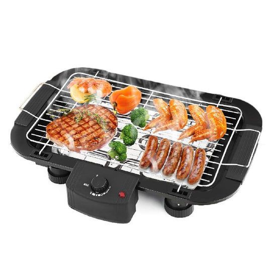 Smokeless Electric Indoor Barbecue Grill – 2000W Infrared Heating, Adjustable Grill Height & Easy Cleaning | Low-Smoke Indoor BBQ for Home Use