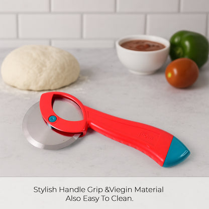 Premium Stainless Steel Pizza Cutter With Ergonomic Handle