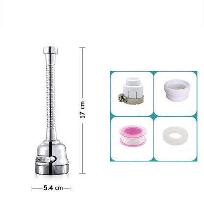 360° Rotatable Sink Faucet Sprayer Attachment | 3-Mode Flexible Tap Extender