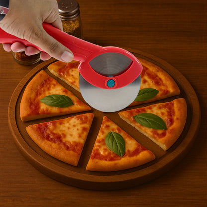 Premium Stainless Steel Pizza Cutter With Ergonomic Handle