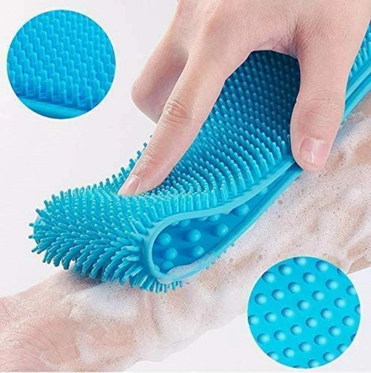 Silicone Double-Sided Back Scrubber
