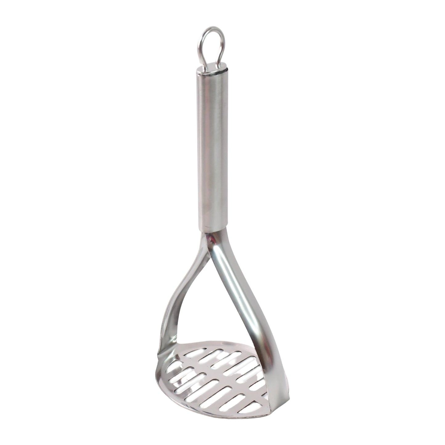 Stainless Steel Potato Masher with Stylish Handle – Heavy Duty, Easy Grip & Durable Kitchen Tool for Perfect Mashing