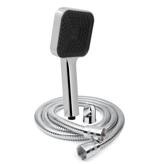 Fossa Alpha Wave Hand Shower – Handheld Shower Head with 2 Spray Modes, ABS Body, | Chrome Finish for Modern Bathrooms only hand shower