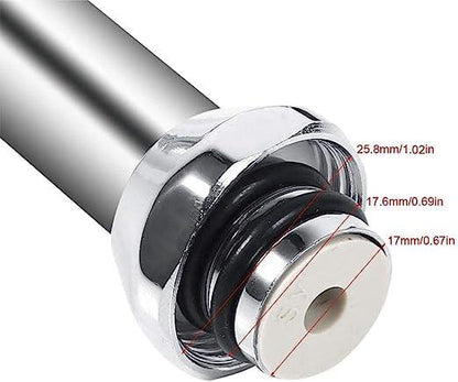 FOSSA 360 Degree Swivel Spout, 304 Stainless Steel Kitchen Sink Faucet Pipe Fittings Adjustable Temperature Single Handle Connection