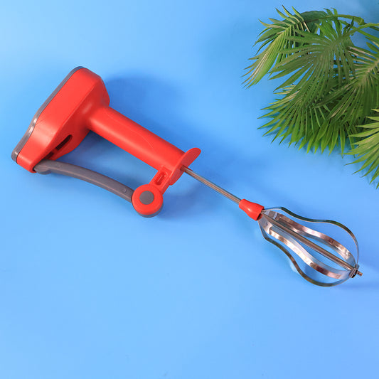 Multi-Function Power Blender – Handheld Manual Blender with Stainless Steel Whisk for Beating, Mixing, and Churning